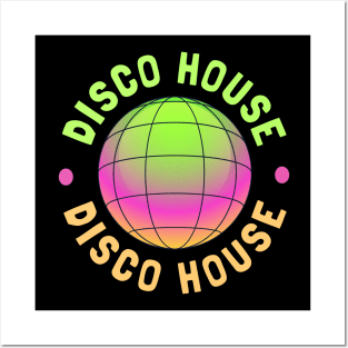 DISCO HOUSE - Limey Disco Balls Posters and Art